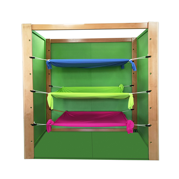 木制拉架浮弹床