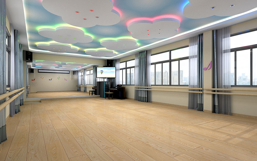 湖北通山特殊教育学校畅游律动室