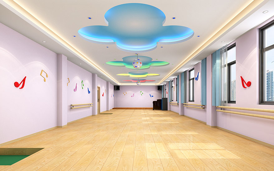 湖北通山特殊教育学校畅游律动室